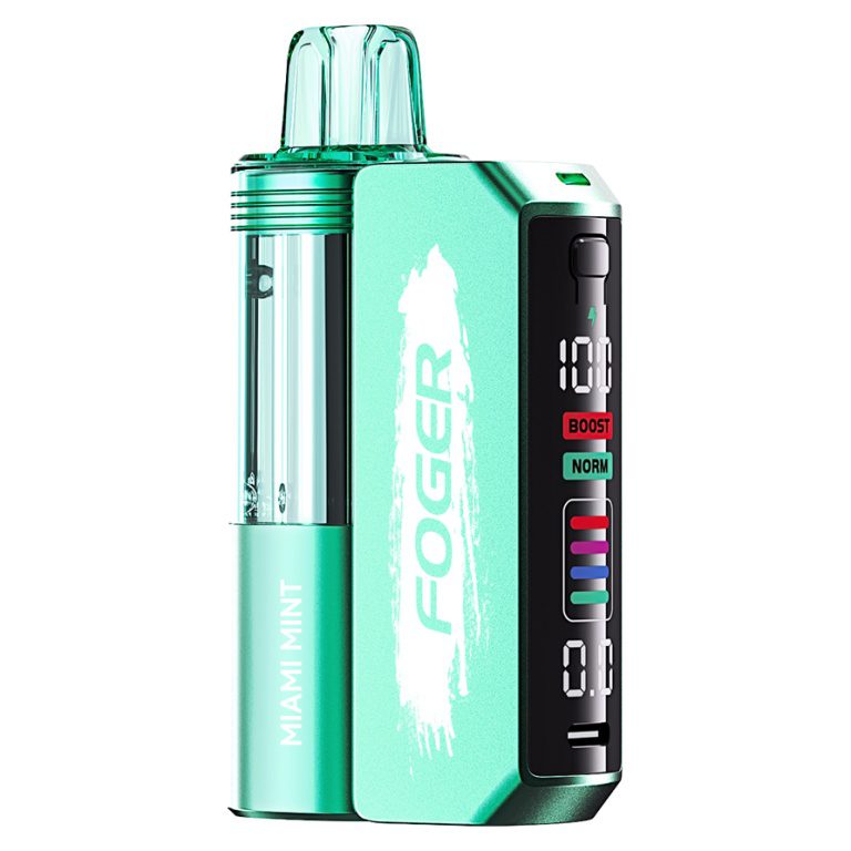 Miami Mint Foger Switch Pro Kit 30K with a cool mint and tropical blend.