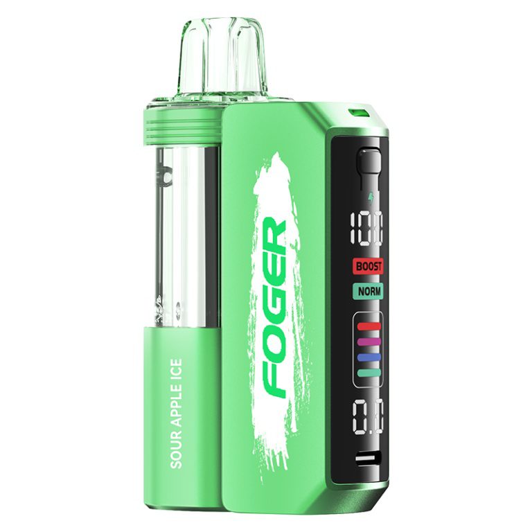 Sour Apple Ice Foger Switch Pro Kit 30K with sour apple and ice flavor.