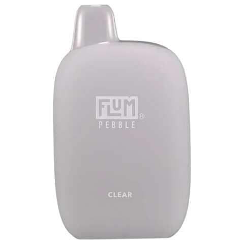 A flum pebble 6000 clear by Vape4Less.