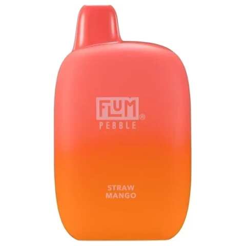 A Straw_Mango_flum pebble 6000 by Vape4Less.
