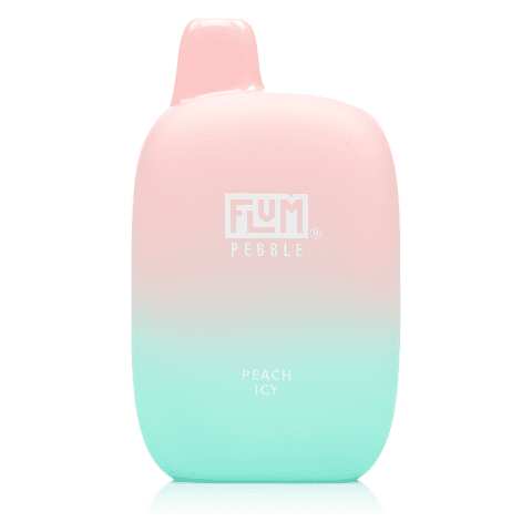 A flum_pebble_6000_disposable_-_peach_icy by Vape4Less.