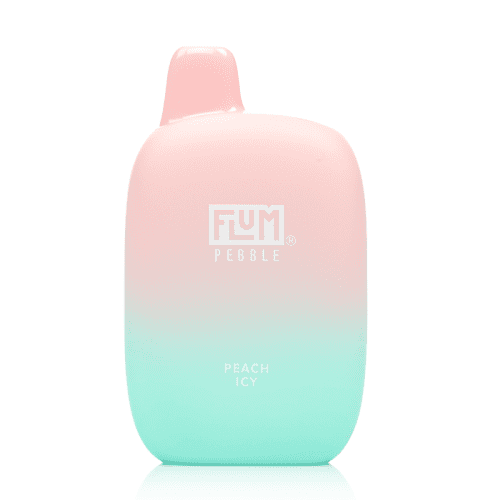 A flum_pebble_6000_disposable_-_peach_icy by Vape4Less.