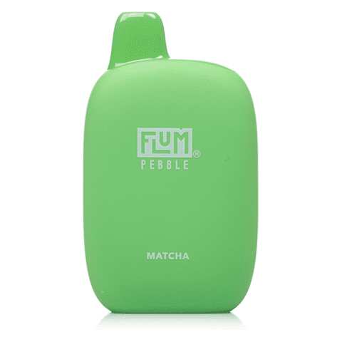A flum pebble 6000 matcha by Vape4Less.