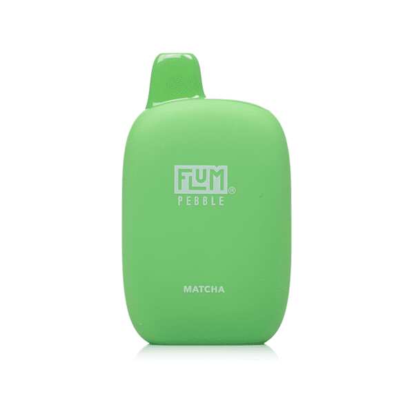 A flum pebble 6000 matcha by Vape4Less.