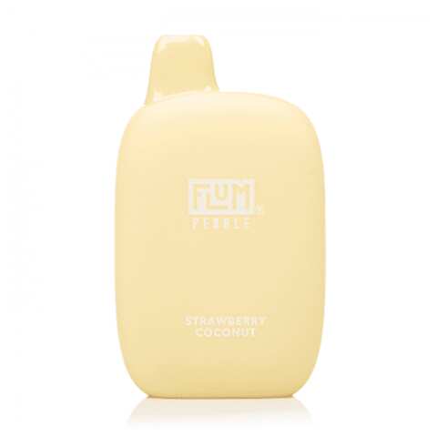 A strawberry coconut-flum_pebble_6000_disposable by Vape4Less.