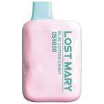 A Blue Cotton Candy Lost Mary OS5000 e-liquid vape by Vape4Less.