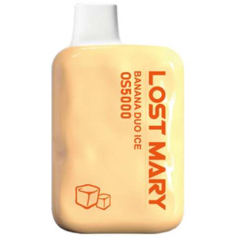 A Banana Duo Ice Lost Mary OS5000 e-liquid vape by Vape4Less.