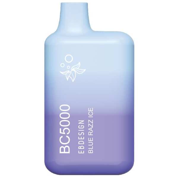 A Blue Razz Ice EB BC5000 blue razz ice flavor e-liquid by Vape4Less.