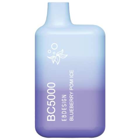 A Blueberry Pom Ice EB BC5000 blueberry pom ice flavor e-liquid by Vape4Less.