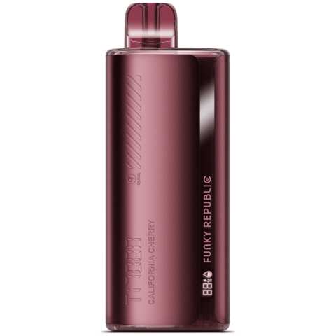A California Cherry Funky Republic Ti7000 e-liquid vape by Vape4Less.