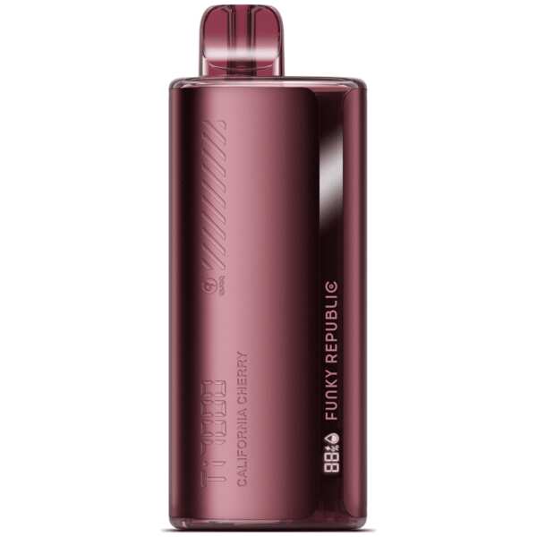 A California Cherry Funky Republic Ti7000 e-liquid vape by Vape4Less.
