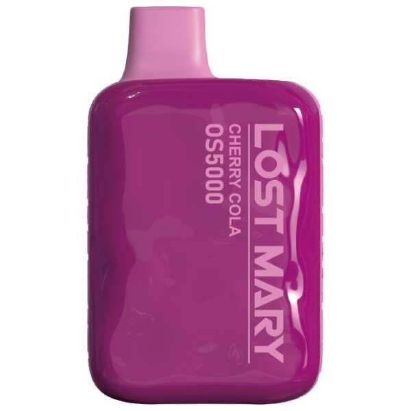 A Cherry Cola Lost Mary OS5000 e-liquid vape by Vape4Less.