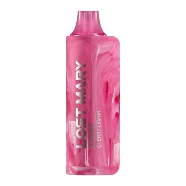 A 5ml Cherry Lemon Lost Mary MO5000 e-liquid vape by Vape4Less.