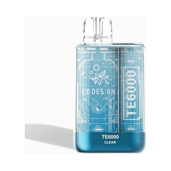 A 3ml Clear EBdesign TE 6000 by Vape4Less.