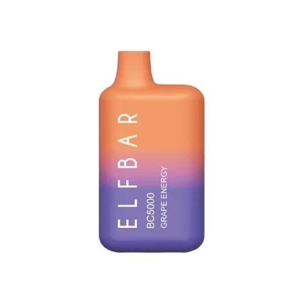 A Grape Energy EB BC5000 grape energy flavor e-liquid by Vape4Less.