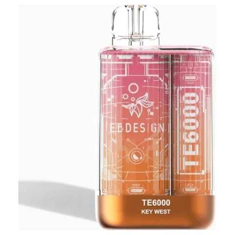 A 3ml Key West EBdesign TE 6000 by Vape4Less.