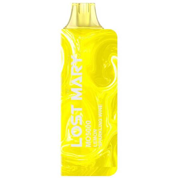 A 5ml Lemon Sparkling Wine Lost Mary MO5000 e-liquid vape by Vape4Less.