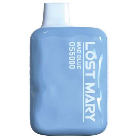 A Mad Blue Lost Mary OS5000 e-liquid vape by Vape4Less.