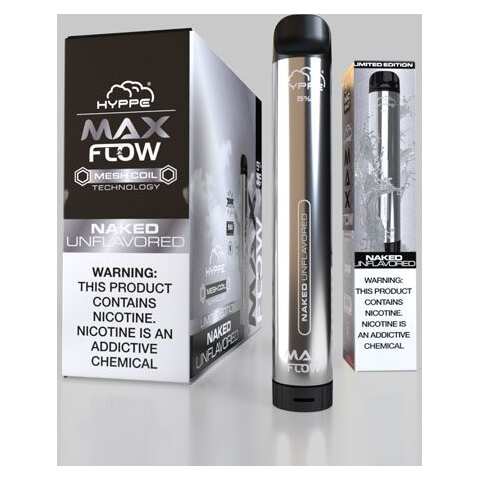 A Naked Hyppe Max Flow naked flavor e-liquid by Vape4Less.