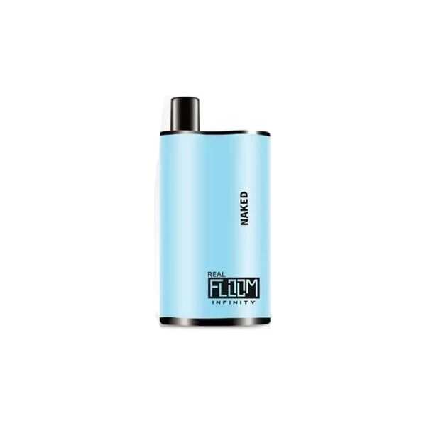 A 12ml Clear Real Floom Infinity 4000 Puffs clear puffs flavor e-liquid by Vape4Less.