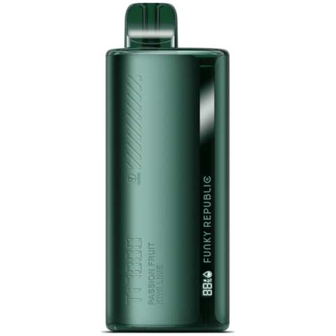 A Passion Fruit Kiwi Lime Funky Republic Ti7000 e-liquid vape by Vape4Less.