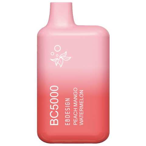 A Peach Mango Watermelon EB BC5000 peach mango watermelon flavor e-liquid by Vape4Less.