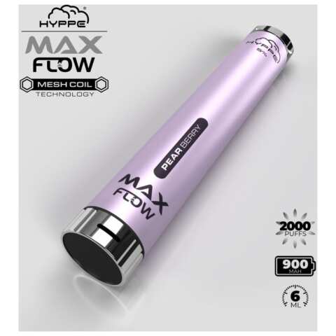 A Pear Berry Hyppe Max Flow pear berry flavor e-liquid by Vape4Less.
