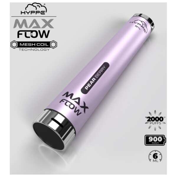 A Pear Berry Hyppe Max Flow pear berry flavor e-liquid by Vape4Less.