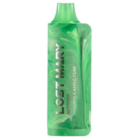 A 5ml Pineapple Apple Pear Lost Mary MO5000 e-liquid vape by Vape4Less.