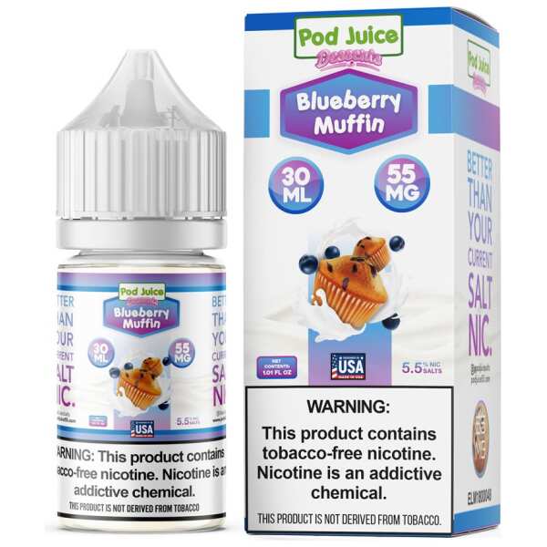 A 30ml bottle of Pod-Juice-DUO-Mockup-BBM-DESSERTS-30ml by Vape4Less.