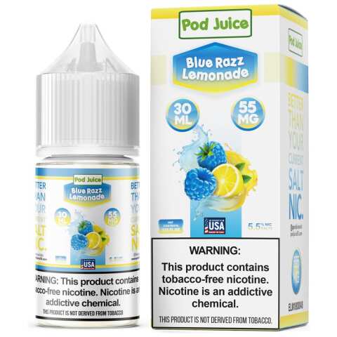 A 30ml bottle of Pod-Juice-DUO-Mockup-BRL-30ml by Vape4Less.