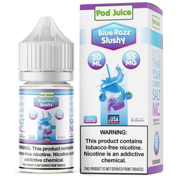 A 30ml bottle of Pod-Juice-DUO-Mockup-BRS-30ml by Vape4Less.