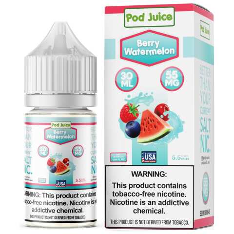 A 30ml bottle of Pod-Juice-DUO-Mockup-BW-30ml by Vape4Less.