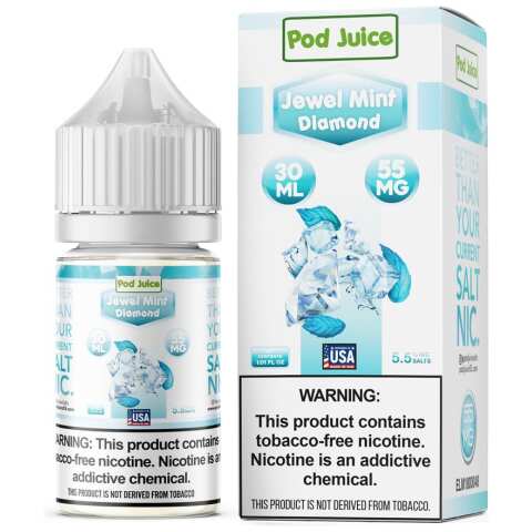 A 30ml bottle of Pod-Juice-DUO-Mockup-JMIND-30ml by Vape4Less.