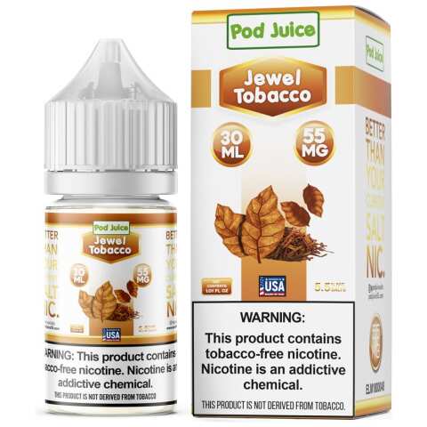 A 30ml bottle of Pod-Juice-DUO-Mockup-JTOBACCO-30ml by Vape4Less.