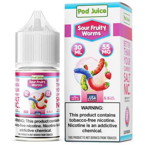 A 30ml bottle of Pod-Juice-DUO-Mockup-SFW-30ml by Vape4Less.