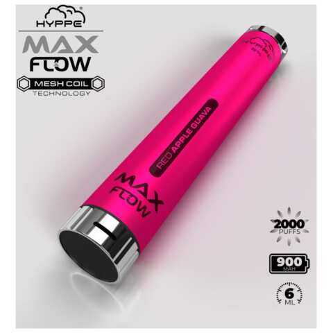 A Red Apple Guava Hyppe Max Flow red apple guava flavor e-liquid by Vape4Less.