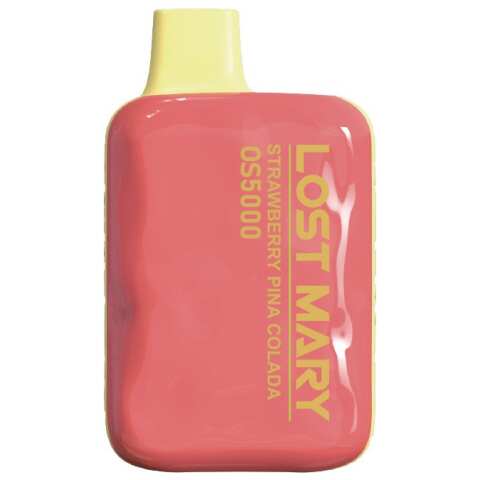 A Strawberry Pina Colada Lost Mary OS5000 e-liquid vape by Vape4Less.