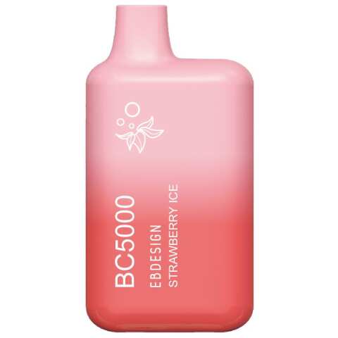 A Strawberry Ice EB BC5000 strawberry ice flavor e-liquid by Vape4Less.
