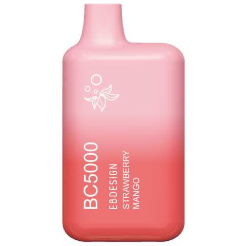 A Strawberry Mango EB BC5000 strawberry mango flavor e-liquid by Vape4Less.