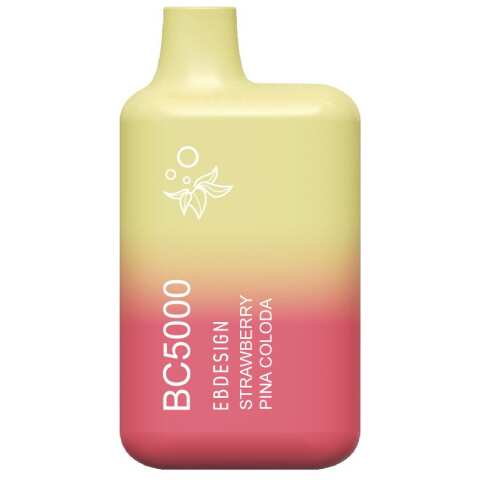 A Strawberry Pina Colada EB BC5000 strawberry pina colada flavor e-liquid by Vape4Less.