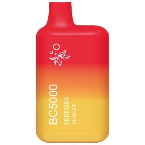 A Sunset EB BC5000 sunset flavor e-liquid by Vape4Less.