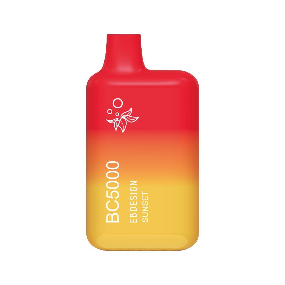 A Sunset EB BC5000 sunset flavor e-liquid by Vape4Less.
