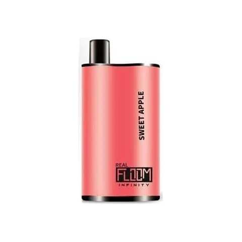 A 12ml Sweet Apple Real Floom Infinity 4000 Puffs sweet apple puffs flavor e-liquid by Vape4Less.