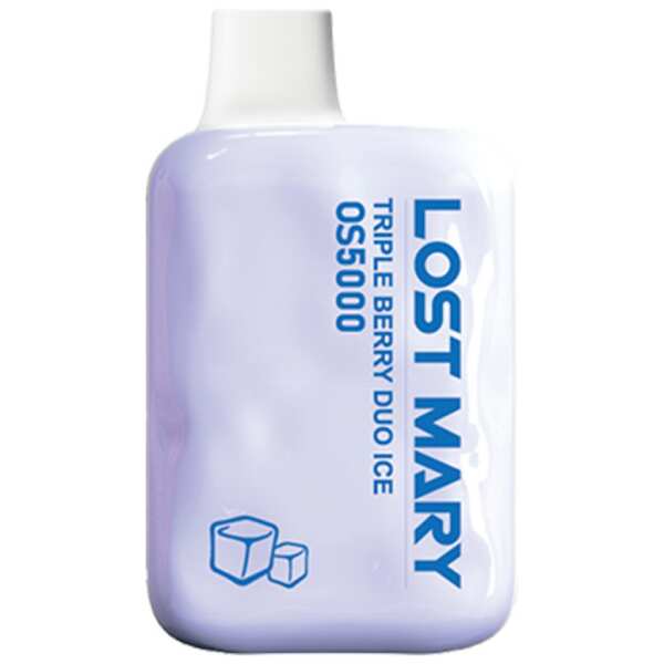 A Triple Berry Duo Ice Lost Mary OS5000 e-liquid vape by Vape4Less.
