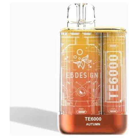 A 3ml Autumn EB TE6000 disposable vape flavor by Vape4Less.