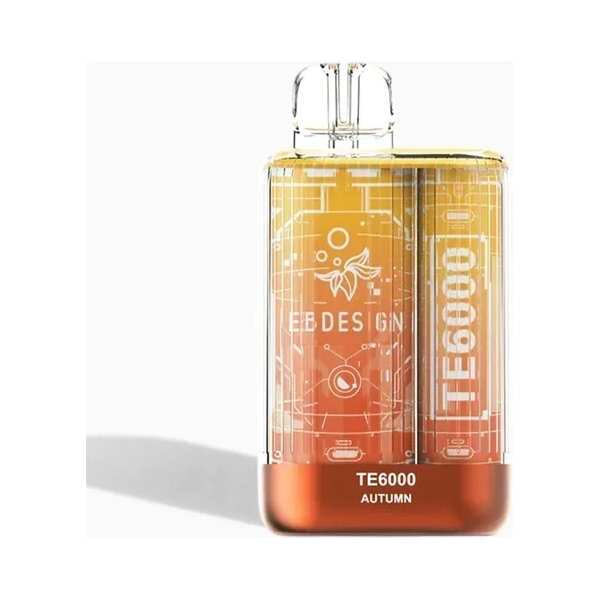 A 3ml Autumn EB TE6000 disposable vape flavor by Vape4Less.