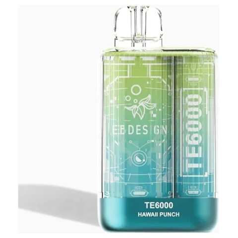 A 3ml Hawaii Punch EB TE6000 disposable vape flavor by Vape4Less.