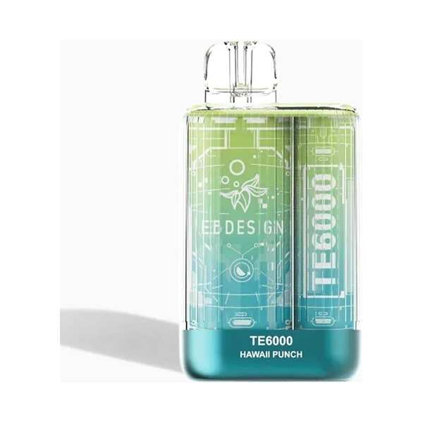 A 3ml Hawaii Punch EB TE6000 disposable vape flavor by Vape4Less.