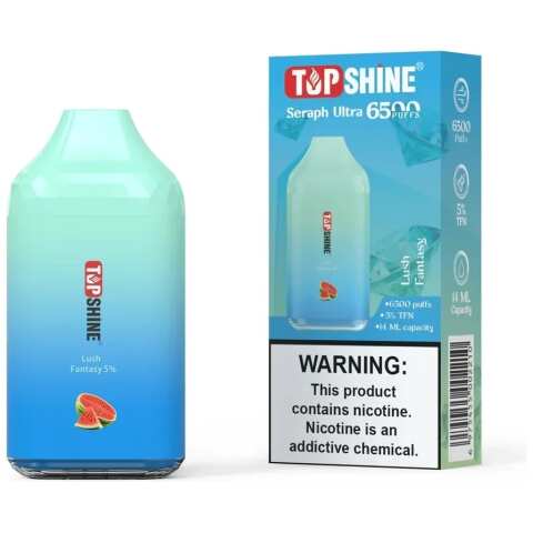 A Lush Fantasy Topshine Ultra 6500 by Vape4Less.